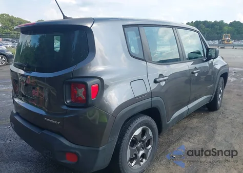2016 Jeep Renegade Sport z USA, uszkodzony, nr VIN ZACCJAAT5GPD47398